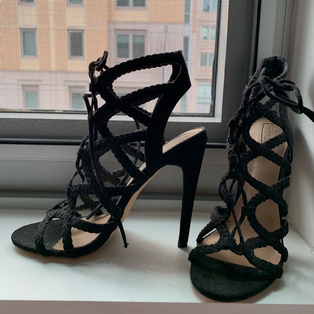 Black heels